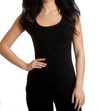 French Kyss Bra-friendly Tank Top In Black In Black