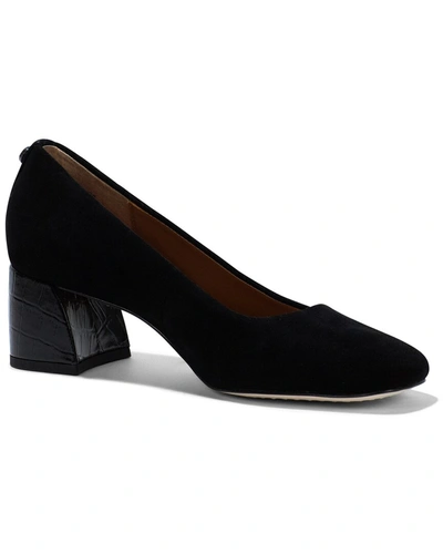 Donald Pliner Aquarius Suede Pump In Black