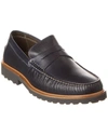 DONALD PLINER JOE LEATHER LOAFER