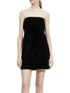 THEORY WOMENS STRETCH VELVET COCKTAIL AND PARTY DRESS