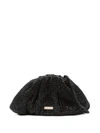 Cult Gaia Jaala Nano Embellished Clutch Bag In Black