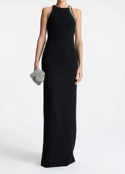 A.l.c Skyler Embellished Cutout Dress In Black