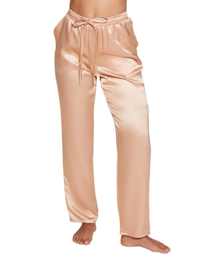 Cosabella Sanika Silk Pant In Pink