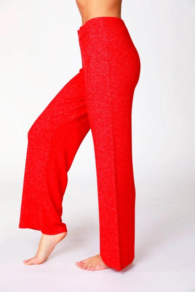 French Kyss Soft Stretch Lounge Pant In Red
