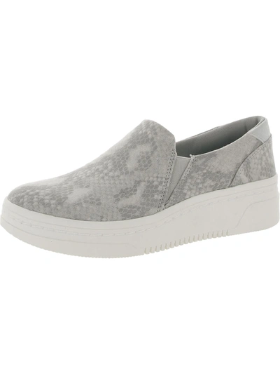 Dr. Scholl's Shoes Madison Womens Knit Slip On Casual And Fashion Sneakers In Grey