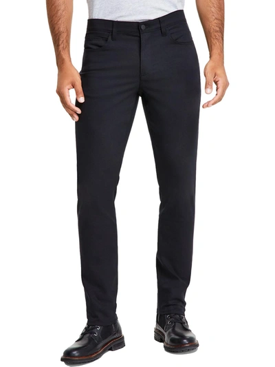 Calvin Klein Mens Stretch Slim Fit Trouser Pants In Black