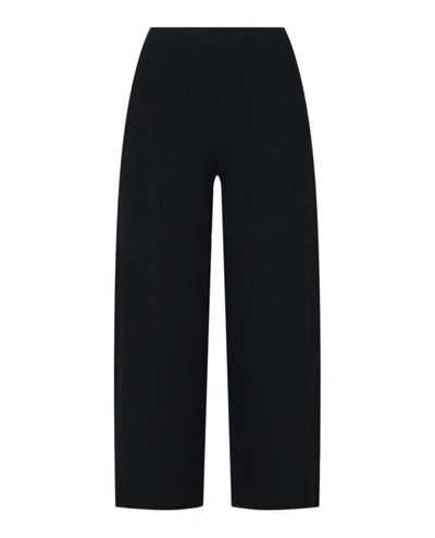 Stella Mccartney High-rise Cropped Culottes In Black