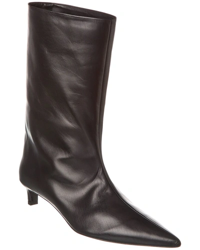 JIL SANDER HALF LEATHER BOOT