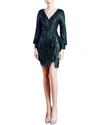 Kalinnu Sequin Dress In Green