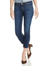 PAIGE WOMENS MID RISE CROPPED SKINNY JEANS