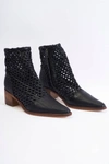 FREE PEOPLE IN THE LOOP WOVEN BOOTS IN BLACK