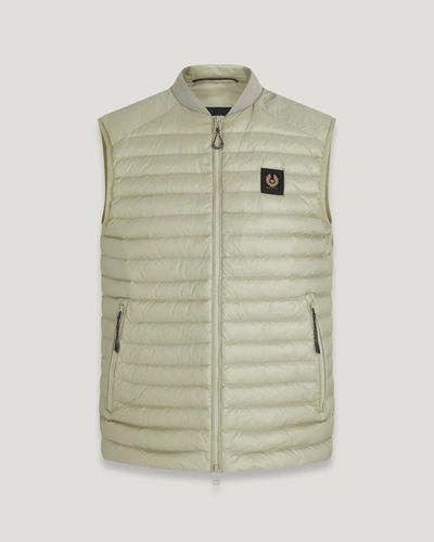 Belstaff Airframe Vest In Echo Green