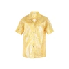 Etro Nylon Printed Shirt Women In Yellow