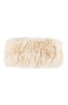 Marcus Adler Faux Fur Headband In Ivory