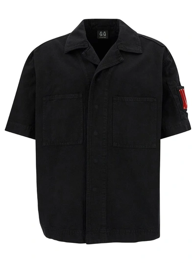 M44 Label Group Id Bowling Shirt In Black