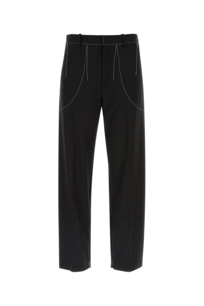 OFF-WHITE OFF WHITE MAN BLACK STRETCH JERSEY PANT