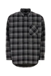 OFF-WHITE OFF WHITE MAN EMBROIDERED FLANELL OVERSIZE SHIRT