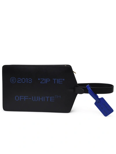 OFF-WHITE OFF-WHITE WOMAN OFF-WHITE BLACK LEATHER BAG