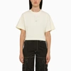 OFF-WHITE OFF-WHITE™ BEIGE CREW-NECK T-SHIRT WITH ARROWS WOMEN