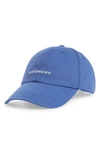 GIVENCHY 4G EMBROIDERED TWILL BASEBALL CAP