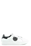 Versace Jeans Couture Sneakers In Leather In White