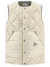 AND WANDER AND WANDER "DIAMOND STITCH" VEST JACKET