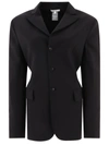Nensi Dojaka Women's "serge" Tailored Belted Jacket In Black