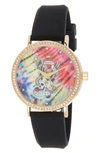 I Touch Ed Hardy Silicone Strap Watch, 38mm In Matte Black