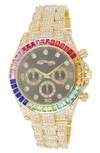I Touch X Ed Hardy Bracelet Watch, 40mm In Shiny Gold