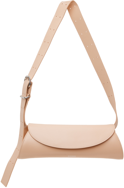 Jil Sander Pink Small Cannolo Bag In 679 Rose