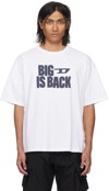 DIESEL WHITE T-BOXT-BACK T-SHIRT