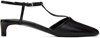 Jil Sander Women's 35mm Leather T-strap Sandals In 001 Black