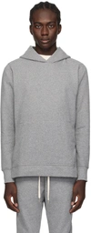John Elliott Gray Villain Hoodie In Dark Grey