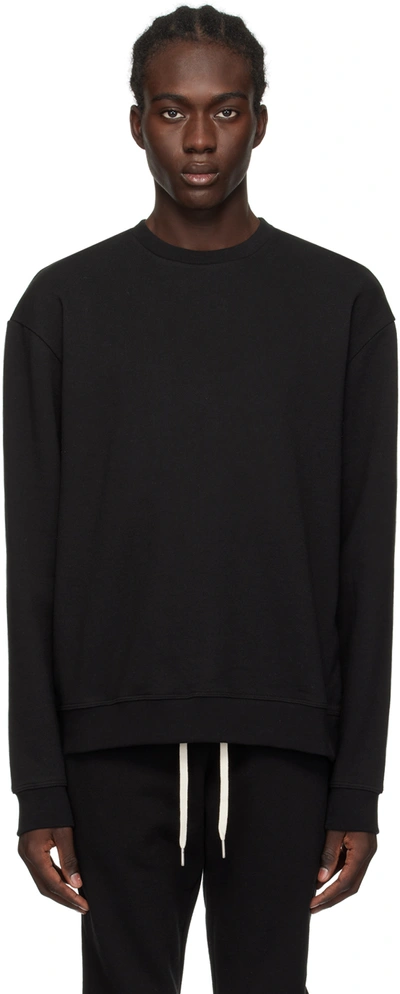 John Elliott Black Oversized Sweatshirt