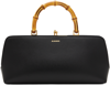 Jil Sander Goji Mini Bamboo Top-handle Bag In 001 Black