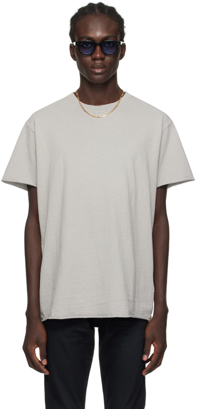 John Elliott Gray Anti-expo T-shirt In Plaster