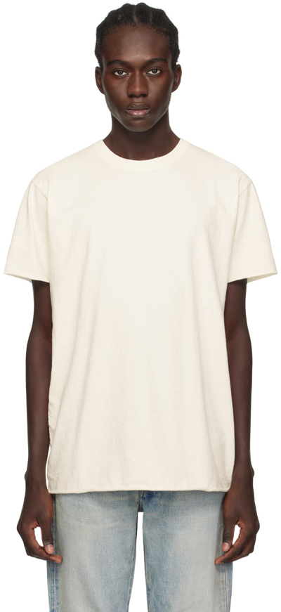 John Elliott Off-white Anti-expo T-shirt In Salt