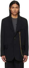 SONG FOR THE MUTE BLACK CHAIN BLAZER