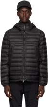C.p. Company Dd Shell Goggle Down-filled Jacket In 999 Black
