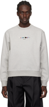 ADER ERROR grey CRYSTAL-CUT SWEATSHIRT