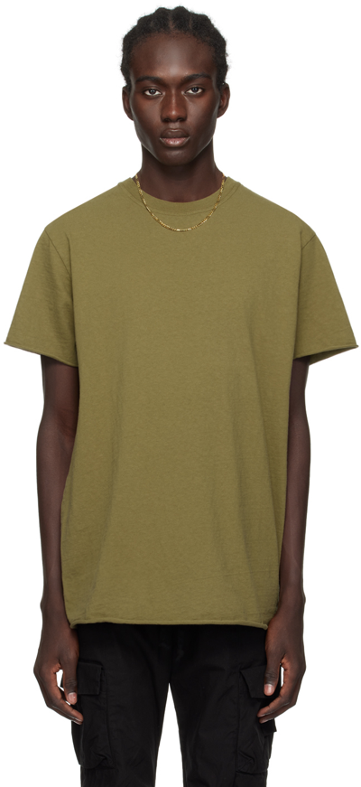 John Elliott Khaki Anti-expo T-shirt In Lieutenant