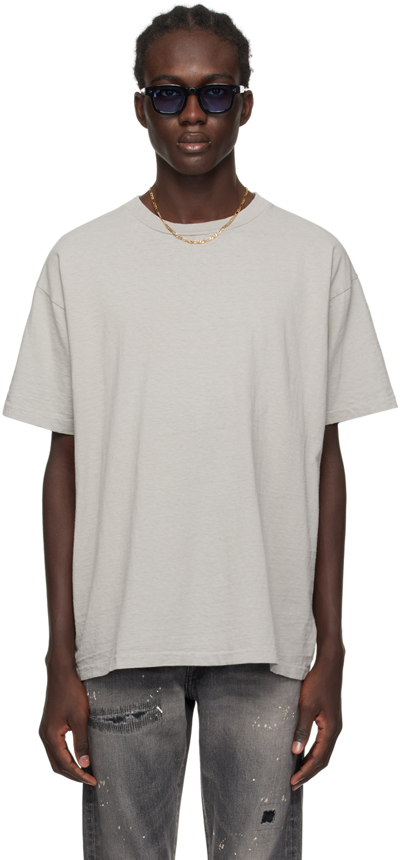 John Elliott Grey University T-shirt In Plaster