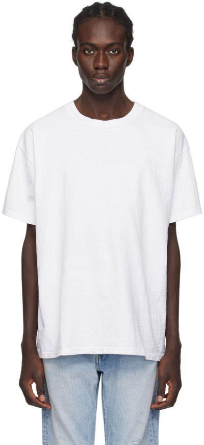 John Elliott White University T-shirt