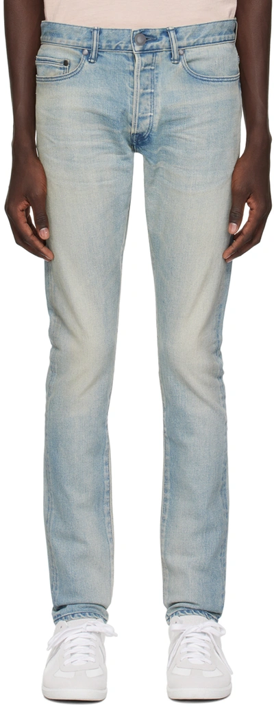 John Elliott Blue 'the Cast 2' Jeans In Coast 2