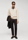 Mango Man Sweatshirt Ecru