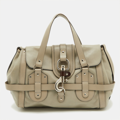 Pre-owned Chloé Grey Leather Kerala Satchel