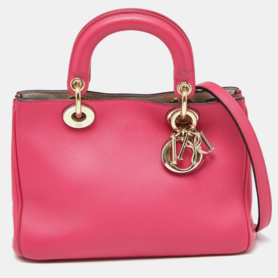 Pre-owned Dior Issimo Tote In Pink