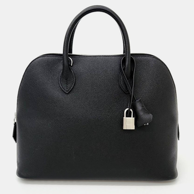 Pre-owned Hermes Bolide 1923 30 Bag In Black