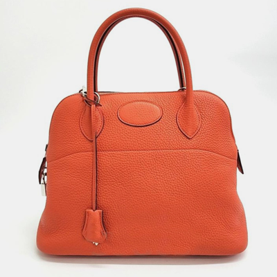 Pre-owned Hermes Leather Red Bolide 31 Bag