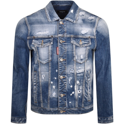 Dsquared2 Dan Jean Jacket Blue